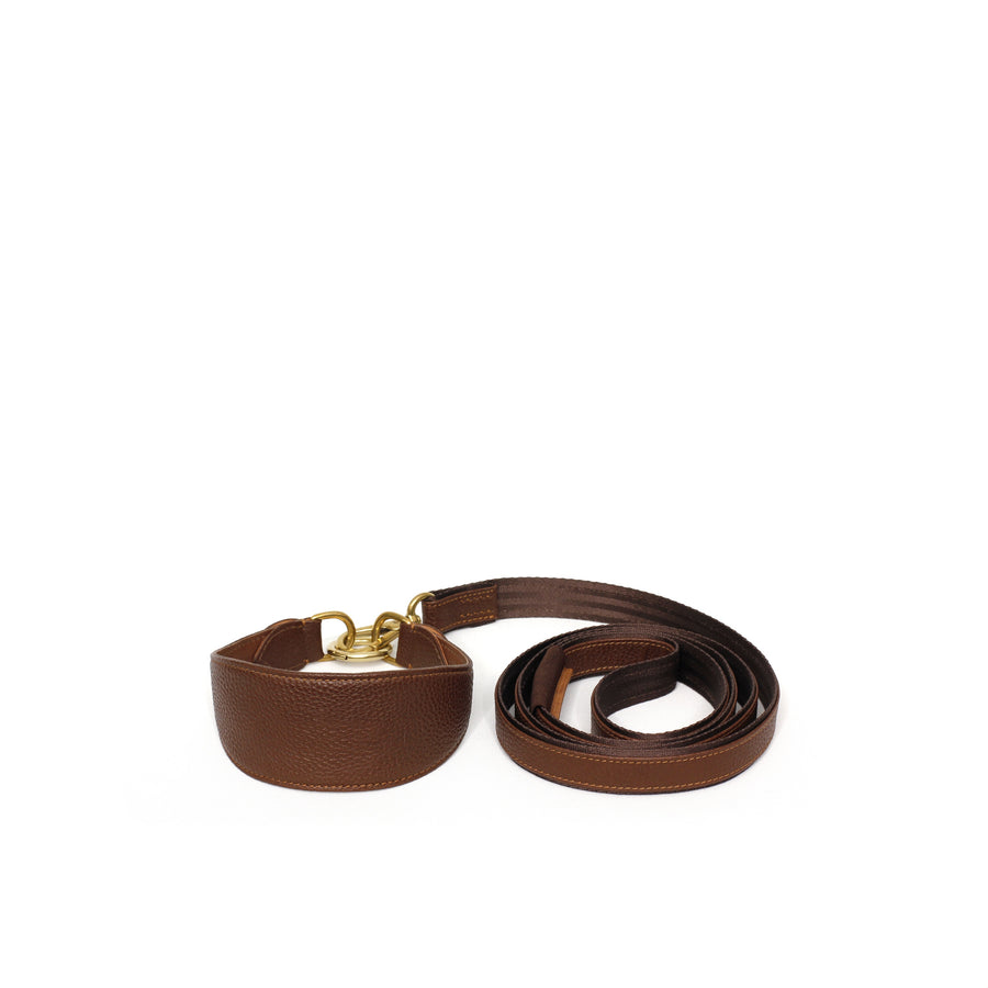 Dog collar - cow leather